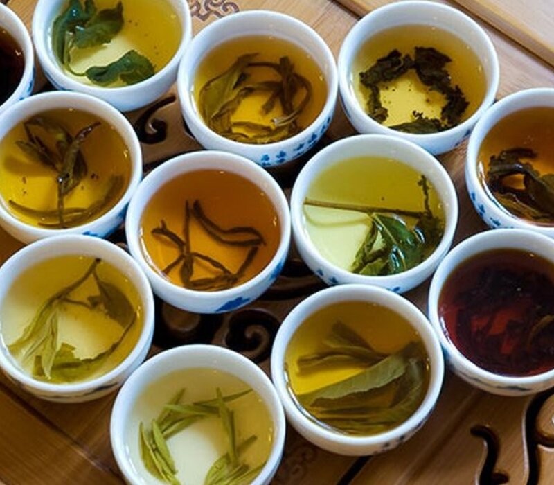茶叶与茶汤细节场景示意